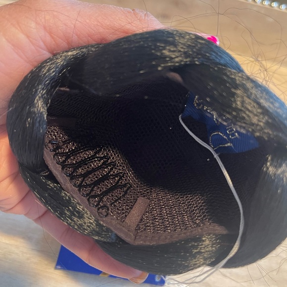 New Blk Braided Hair Extension Bun - Picture 4 of 7